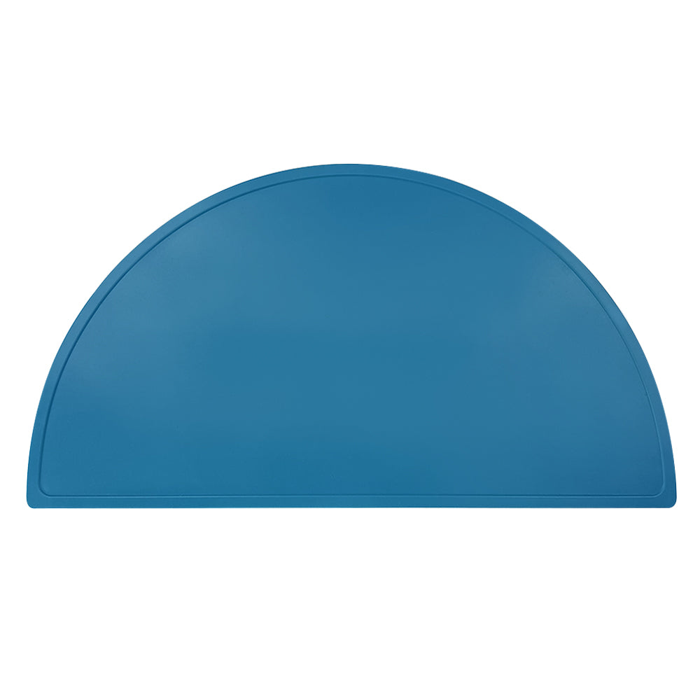 Silicone Baby Toddler Non-slip Feeding Placemat - Ocean Blue