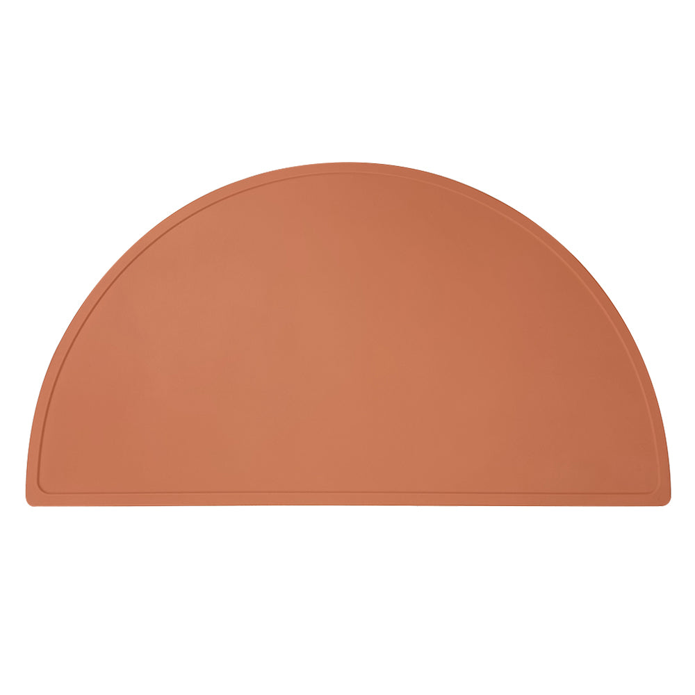 Silicone Baby Toddler Non-slip Feeding Placemat - Spiced Pumpkin