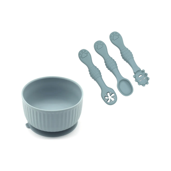 Silicone Baby Ramekin Suction Bowl Learner Set - Ether