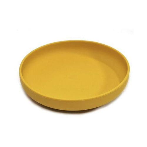 Silicone Baby Toddler Feeding Plate - Mustard