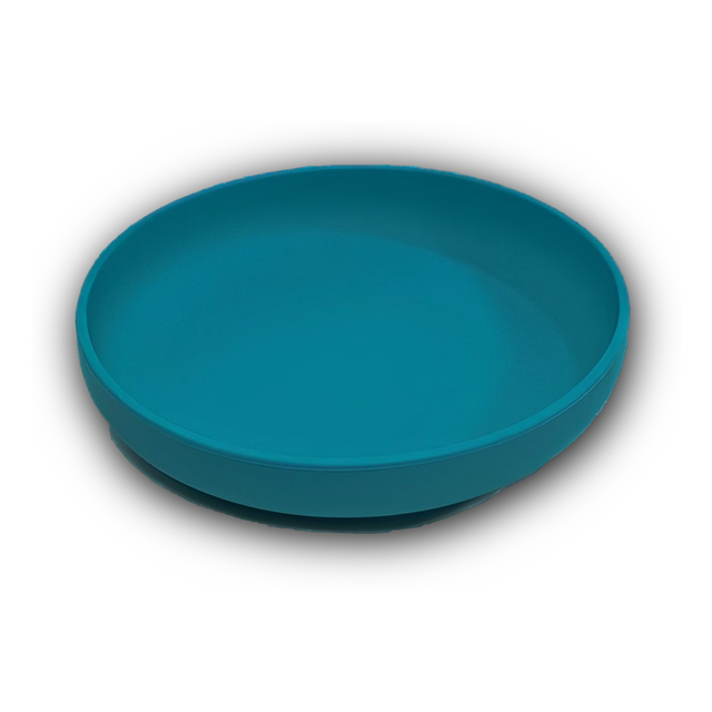 Silicone Baby Toddler Feeding Plate - Ocean Blue