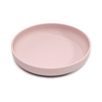 Silicone Baby Toddler Feeding Plate - Dusty Pink