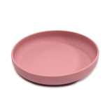 Silicone Baby Toddler Feeding Plate - Rose