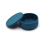Silicone Baby Toddler Leak-Proof Bowl with Lid - Ocean Blue