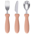 Toddler Junior Stainless Steel Cutlery Set - Muted