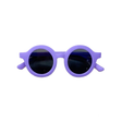 Teeny Flexible Polarized Toddler Round Sunglasses - Purple