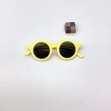 Teeny Flexible Polarized Toddler Round Sunglasses - Yellow