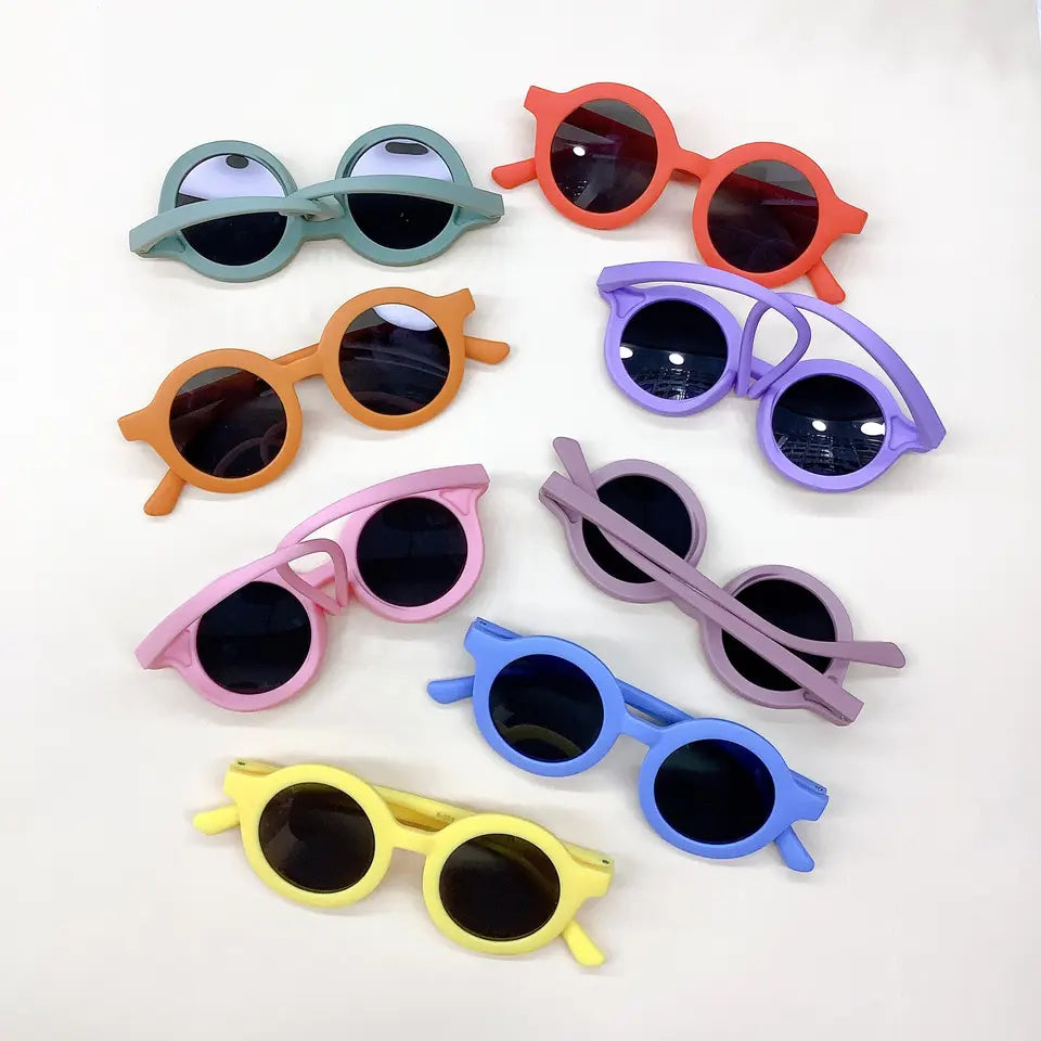Teeny Flexible Polarized Toddler Round Sunglasses