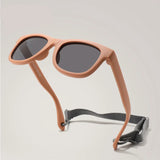 Teeny Baby Classic Wayfarer Polarized Sunglasses With Strap 