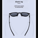 Parent Child Set (1 Parent, 1 Child) Foldable Polarized Sunglasses - Black Flexible
