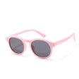 Teeny Baby Keyhole Polarized Sunglasses With Strap - Baby Pink