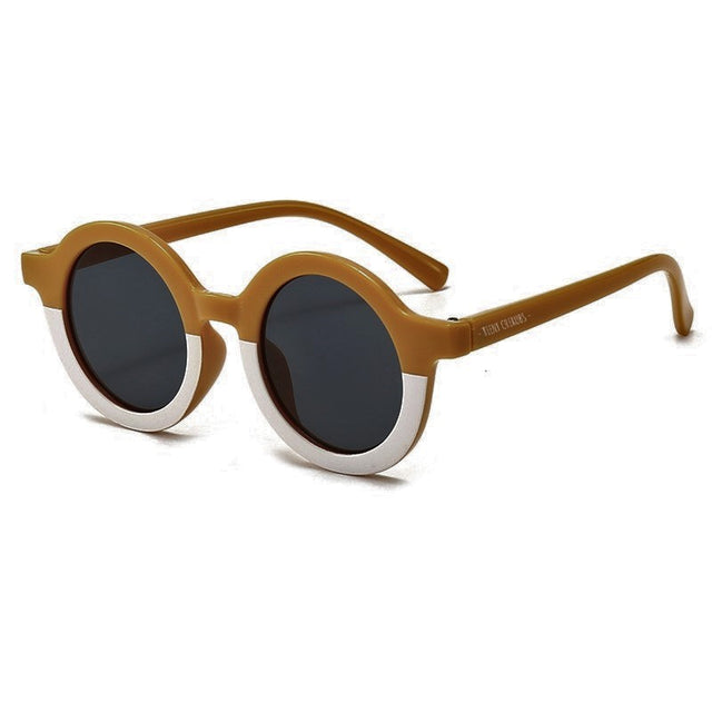 Teeny Baby Round Sunglasses - Toffee Snow