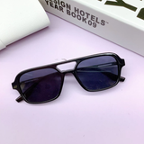 Adult Child Set (1 Adult, 1 Child) UV400 Sunglasses - Black