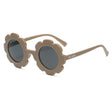 Teeny Chocolate Baby Toddler Floral Sunglasses