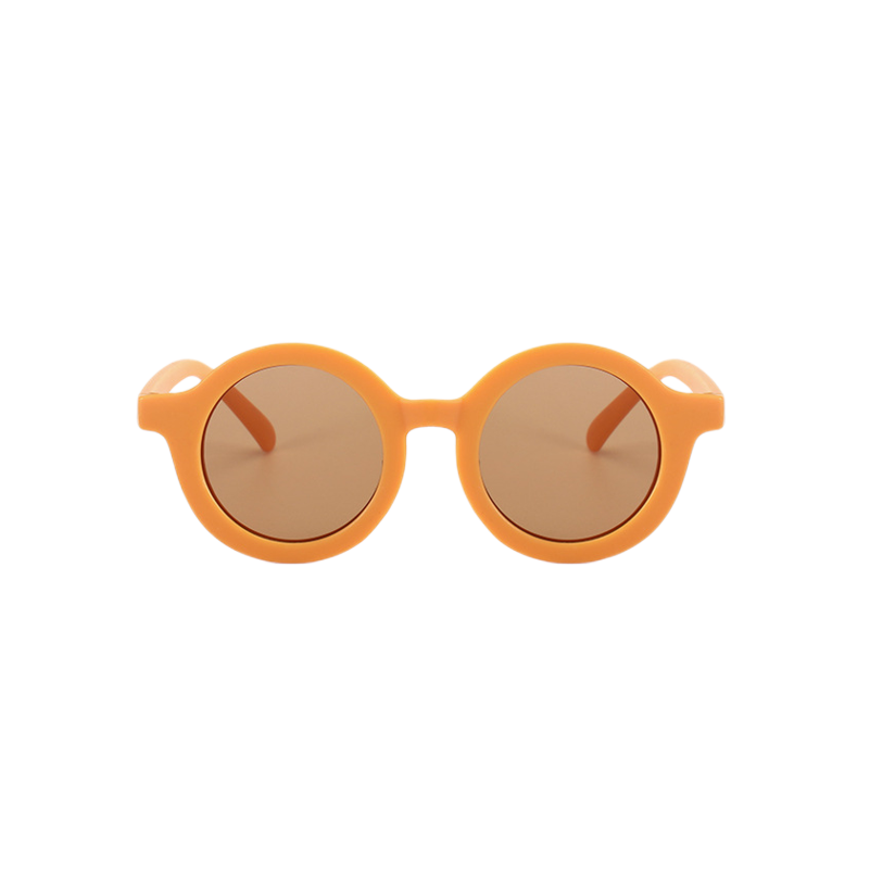 Teeny Mustard Matte Baby Toddler Sunglasses Front