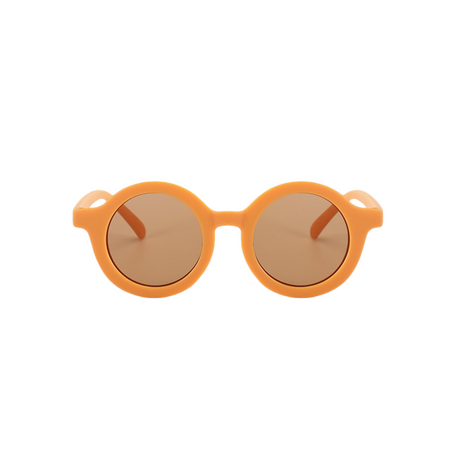 Teeny Mustard Matte Baby Toddler Sunglasses Front