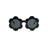 Teeny Baby Toddler Daisy Floral Sunglasses - Black