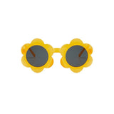 Teeny Baby Toddler Daisy Floral Sunglasses - Orange