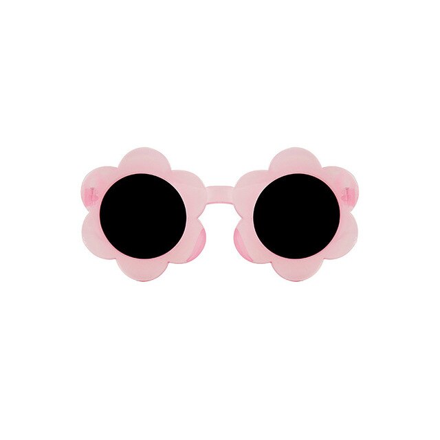 Teeny Baby Toddler Daisy Floral Sunglasses - Pink