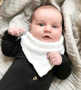 Baby Wearing Baby Bandana Cotton Muslin Dribble Bib