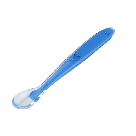 The Baby Toon™ Silicone Teething Spoon, Blue Koala