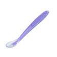 Baby Learner Weaning Soft Silicone Spoon - Purple