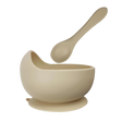 Silicone Baby Suction Bowl - Beige