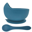 Silicone Baby Suction Bowl - Ocean Blue