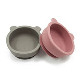 Silicone Baby Feeding Bear Set Suction Bowls