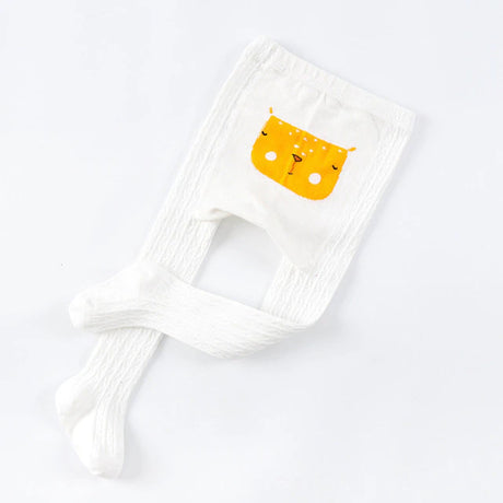 Teeny Bumbo Baby Toddler Cotton Tights - White