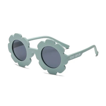 Teeny Baby Polarized Floral Sunglasses - Blue