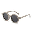 Teeny Baby Polarized Round Sunglasses With Strap - Chocolate