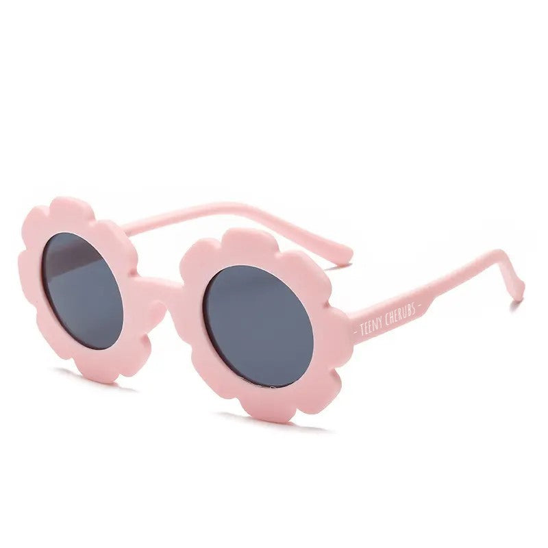 Teeny Baby Polarized Floral Sunglasses - Pink