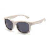 Teeny Baby Wayfarer Polarized Sunglasses With Strap - Beige