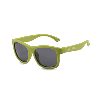 Teeny Baby Wayfarer Polarized Sunglasses With Strap - Chocolate
