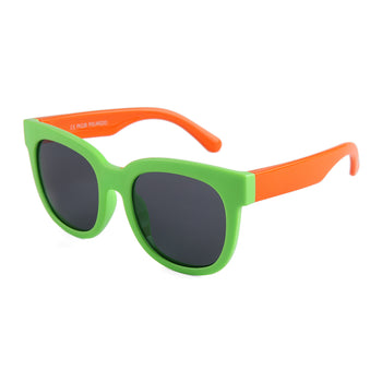 Teeny Baby Wayfarer Polarized Sunglasses - Green Orange