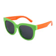 Teeny Baby Wayfarer Polarized Sunglasses - Green Orange
