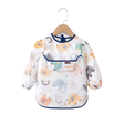 Teeny Baby Toddler Long Sleeve Apron Smock Bib - Elephants