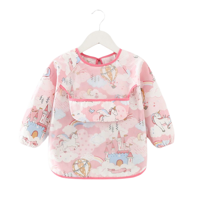 Baby Toddler Feeding Long Sleeve Apron Smock Bib - Magical Fairy