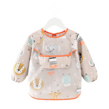 Baby Toddler Feeding Long Sleeve Apron Smock Bib - Smiley Zoo