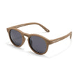 Teeny Baby Keyhole Polarized Sunglasses With Strap - Chocolate