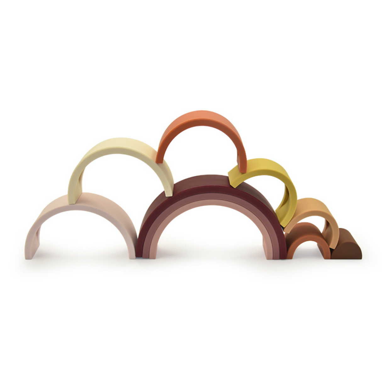 Cloud Shape Montessori Silicone Rainbow Stacking Toy