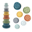 Montessori Silicone Stacking Cups - Blue