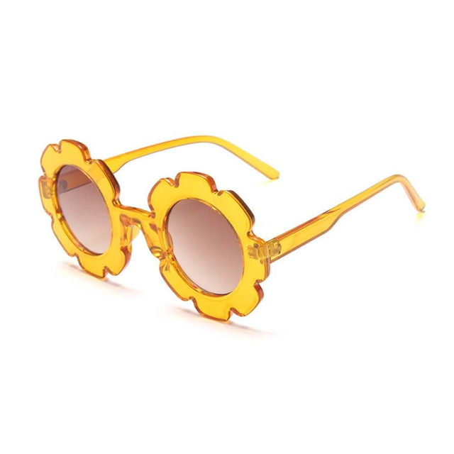 Teeny Caramel Baby Toddler Floral Sunglasses